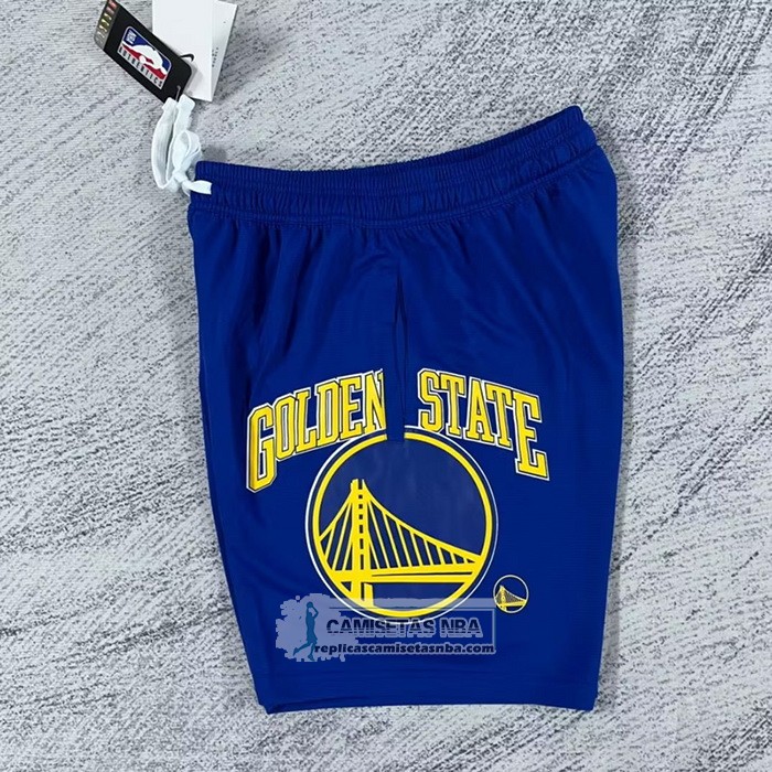 Pantalone Golden State Warriors Big Logo Just Don Azul